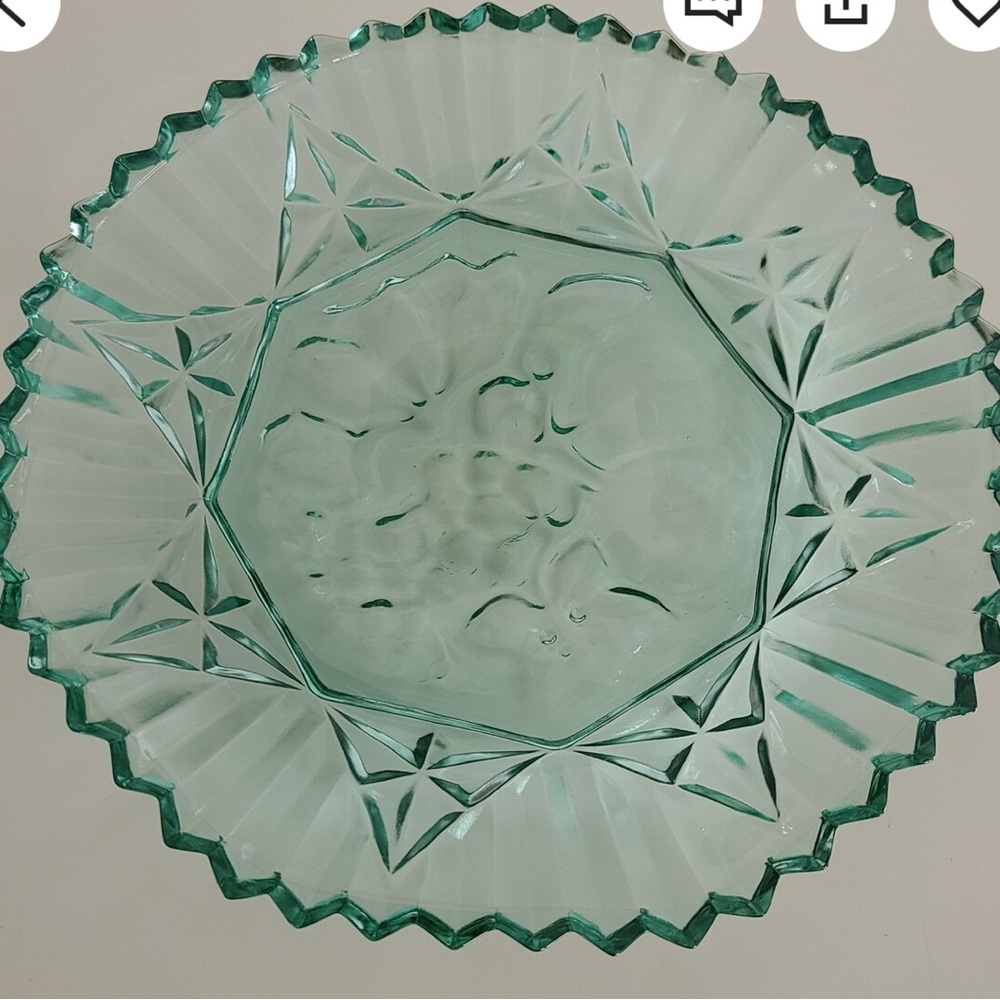 Vintage Pioneer glass serving dish
